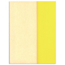 Gloria Doublette Double Sided Crepe Paper from Germany ~ Vanilla and Pale Yellow